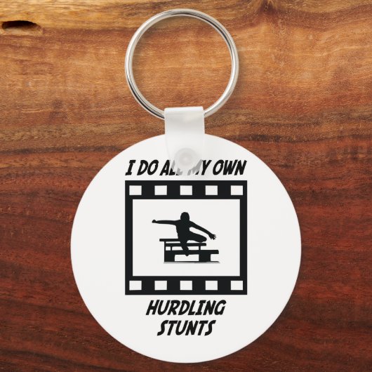 Hurdling Stunts Schlüsselanhänger (Vorderseite)