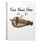 Hurdy Gurdy Folk Musician Music Teacher Custom Notizblock (Vorderseite)