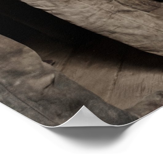 Hurdy Gurdy Girl Poster (Ecke)