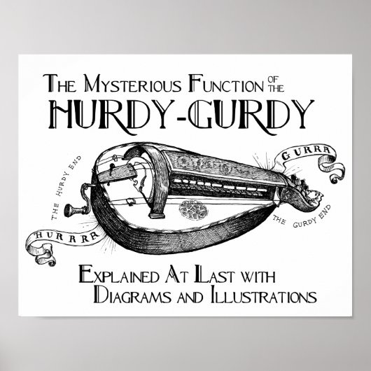 Hurdy-Gurdy-Poster Poster (Vorne)