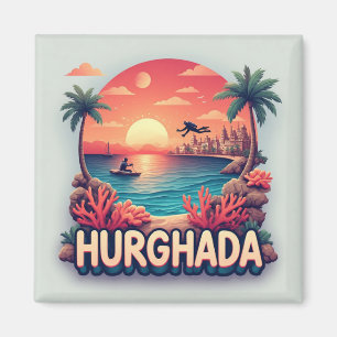 Hurghada Ägypten Reise Andenken für die Heimkollek Magnet