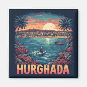 Hurghada Ägypten Reise Andenken Für Globale Entdec Magnet