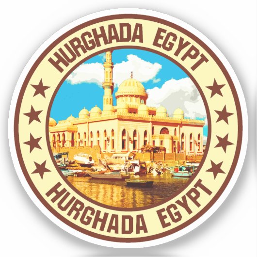 Hurghada Aufkleber (Vorderseite)