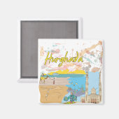 Hurghada Magnet (Vorderseite/Rückseite)