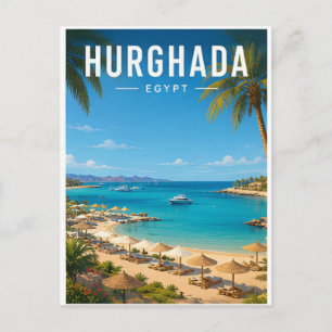 Hurghada Rotes Meer Korallen Küste Reise Postkarte