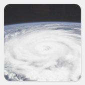 Huricane Igor Quadratischer Aufkleber (Vorderseite)