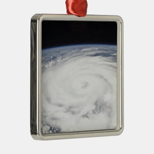 Huricane Igor Silbernes Ornament (Rechts)