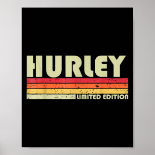 Hurley Funny Geburtstag für Männer Frauen Poster