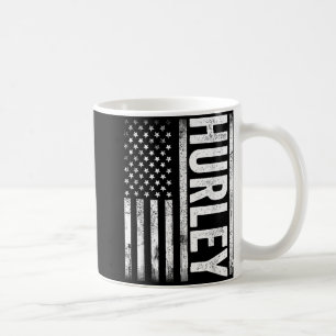 Hurley Ky Vintag US American Flag Retro For Men W Kaffeetasse