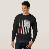 Hurling American Flag Sweatshirt (Vorne ganz)