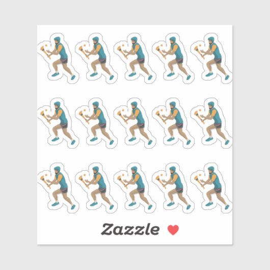 Hurling Aufkleber (Blatt)