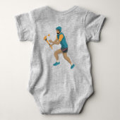 Hurling Baby Strampler (Rückseite)