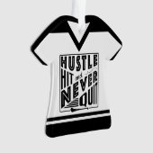 Hurling Camogie mit Name und Nummer Ornament (Vorderseite)