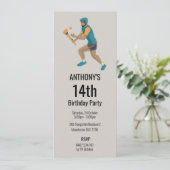 Hurling Einladung (Stehend Vorderseite)