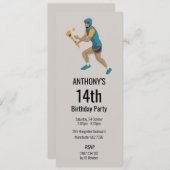 Hurling Einladung (Vorne/Hinten)