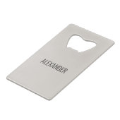 Hurling Geldbeutel Flaschenöffner (Rückseite Schrägansicht)