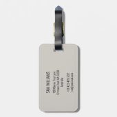 Hurling Gepäckanhänger (Rückseite vertikal)