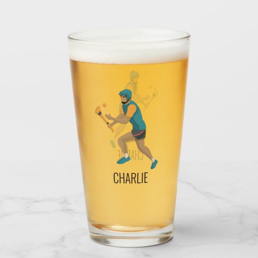 Hurling Glas (Vorne (Gefüllt))