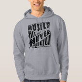 Hurling Hustle Hit & Never Quit, GAA Gaelic Games Hoodie (Vorderseite)