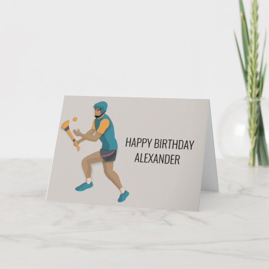 Hurling Karte (Vorderseite)