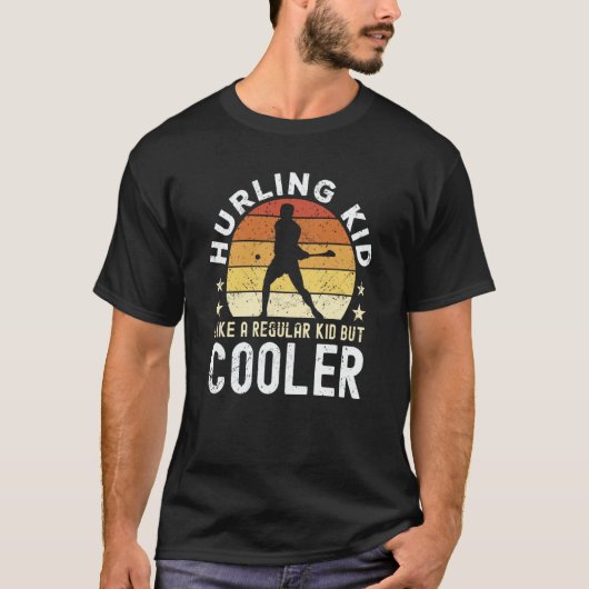 Hurling Kid Saying Hurling Player T-Shirt (Vorderseite)