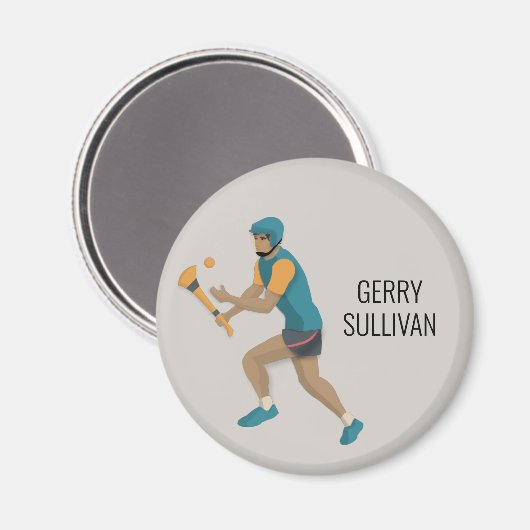 Hurling Magnet (Vorderseite/Rückseite)