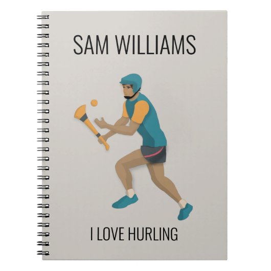 Hurling Notizblock (Vorderseite)