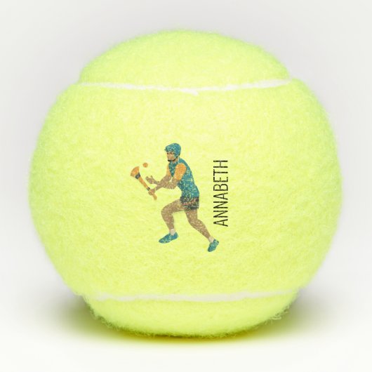 Hurling Tennisbälle (Vorderseite)