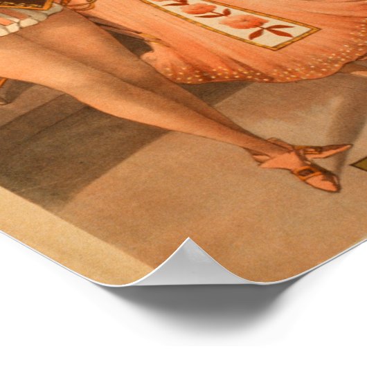 Hurly Burly Extravaganza Theatre Poster (Ecke)