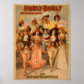 Hurly Burly Extravaganza Theatre Poster (Vorne)