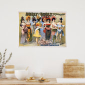 Hurly Burly Extravaganza und Raffinierte Vaudevill Poster (Küche)