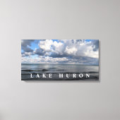 Huron Clouds Leinwanddruck (Vorderseite)