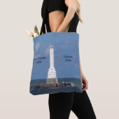 Huron Harbor Light Allover-Tragetasche Tasche (Von Nahem)