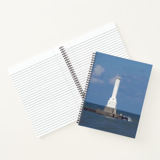 Huron Harbor Light Notebook Notizblock (Innenseite)