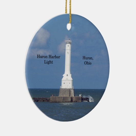 Huron Harbor Light Ornament (Rechts)
