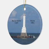 Huron Harbor Light Ornament (Links)