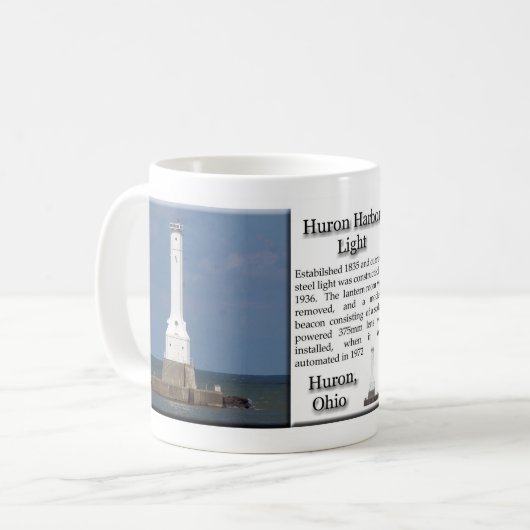 Huron Harbor Light Tasse (Vorderseite Links)