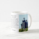Huron Island Lighthouse Kaffeetasse (VorderseiteRechts)