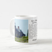 Huron Island Lighthouse Kaffeetasse (Vorderseite Links)