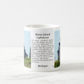 Huron Island Lighthouse Kaffeetasse (Mittel)