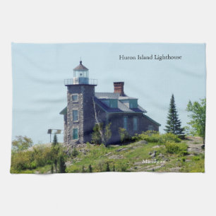 Huron Island Lighthouse Küchentuch