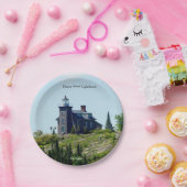 Huron Island Lighthouse Papierteller (Party)