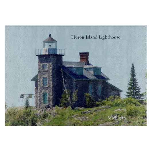 Huron Island Lighthouse Schneidebrett (Vorderseite)