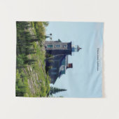 Huron Island Lighthouse-Tapete Wandteppich (Vorderseite (Horizontal))