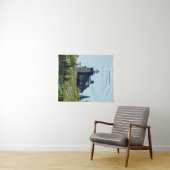 Huron Island Lighthouse-Tapete Wandteppich (Beispiel (Horizontal))