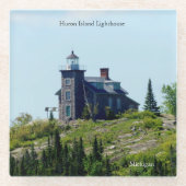 Huron Island Lighthouse Untersetzer (Vorderseite)