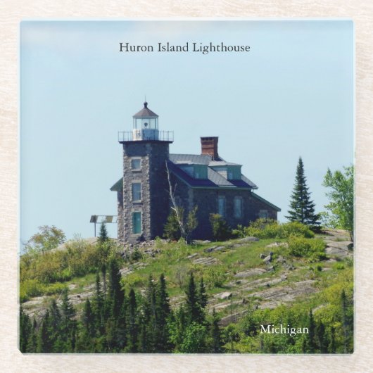 Huron Island Lighthouse Untersetzer (Vorderseite)