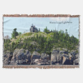 Huron Island Lighthouse Weitwinkel-Decken Decke (Vorderseite)