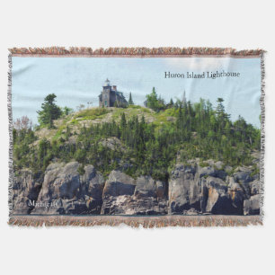 Huron Island Lighthouse Weitwinkel-Decken Decke