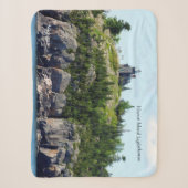 Huron Island Lighthouse Weitwinkel-Sherpa-Decke Sherpadecke (Vorderseite)